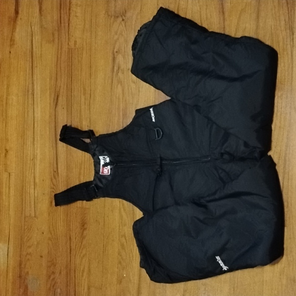 G-017 Ski-Gear Black Snow Bib Overalls
